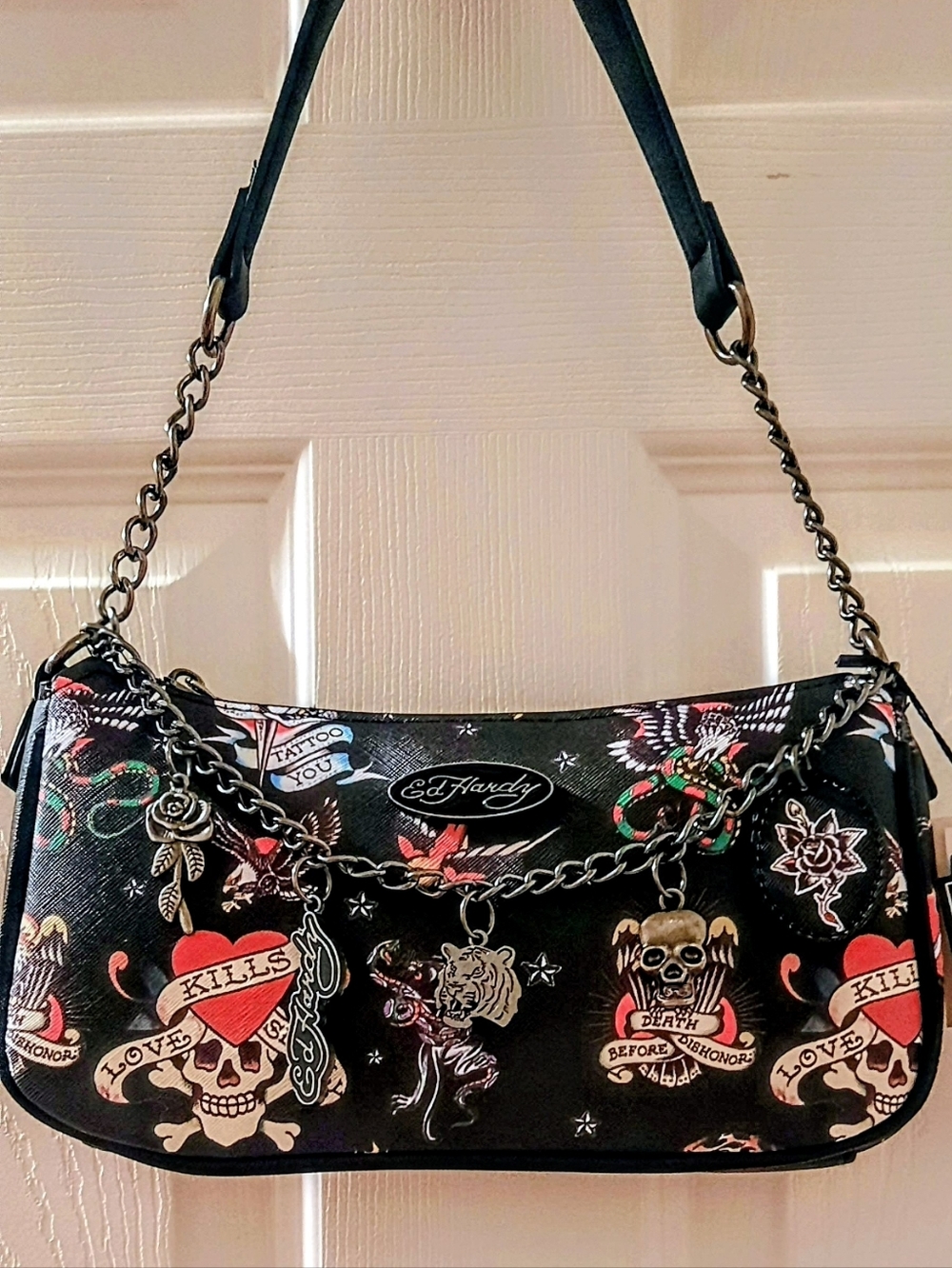 NWT ED HARDY HOBO BAG